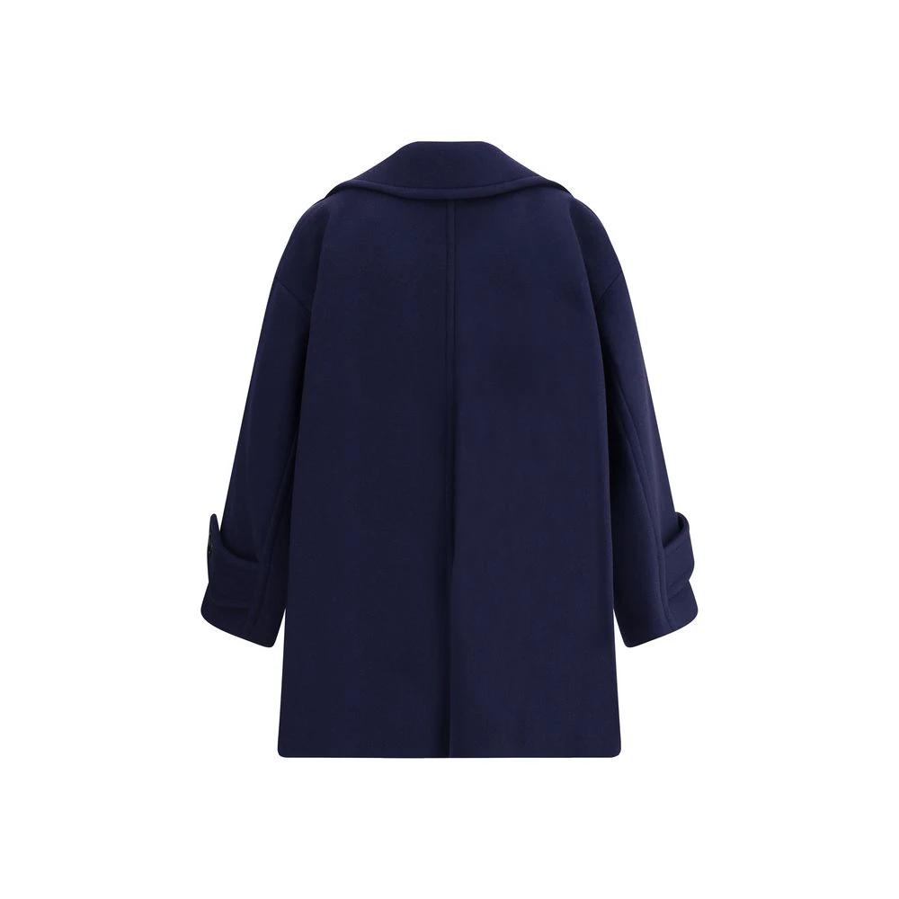 Chloé Blue Wool Coat