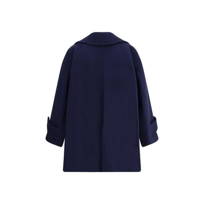 Chloé Blue Wool Coat