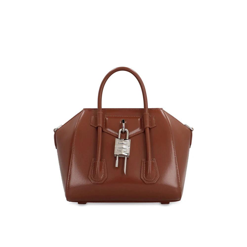 Givenchy Brown Leather Handbag by Givenchy