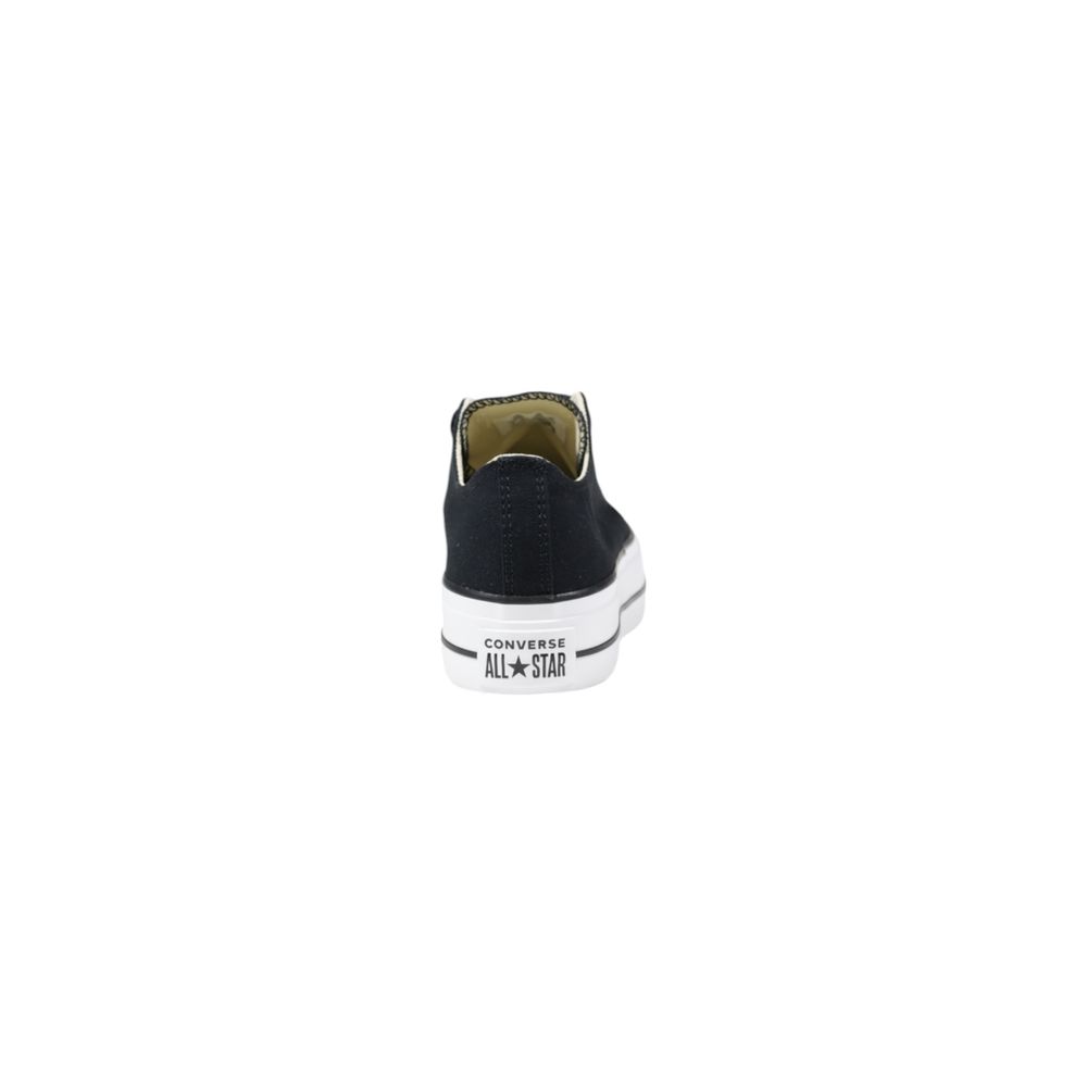 Converse – Sneakers Low-Top Plateforme Tissu Noir | SS26 | Femme