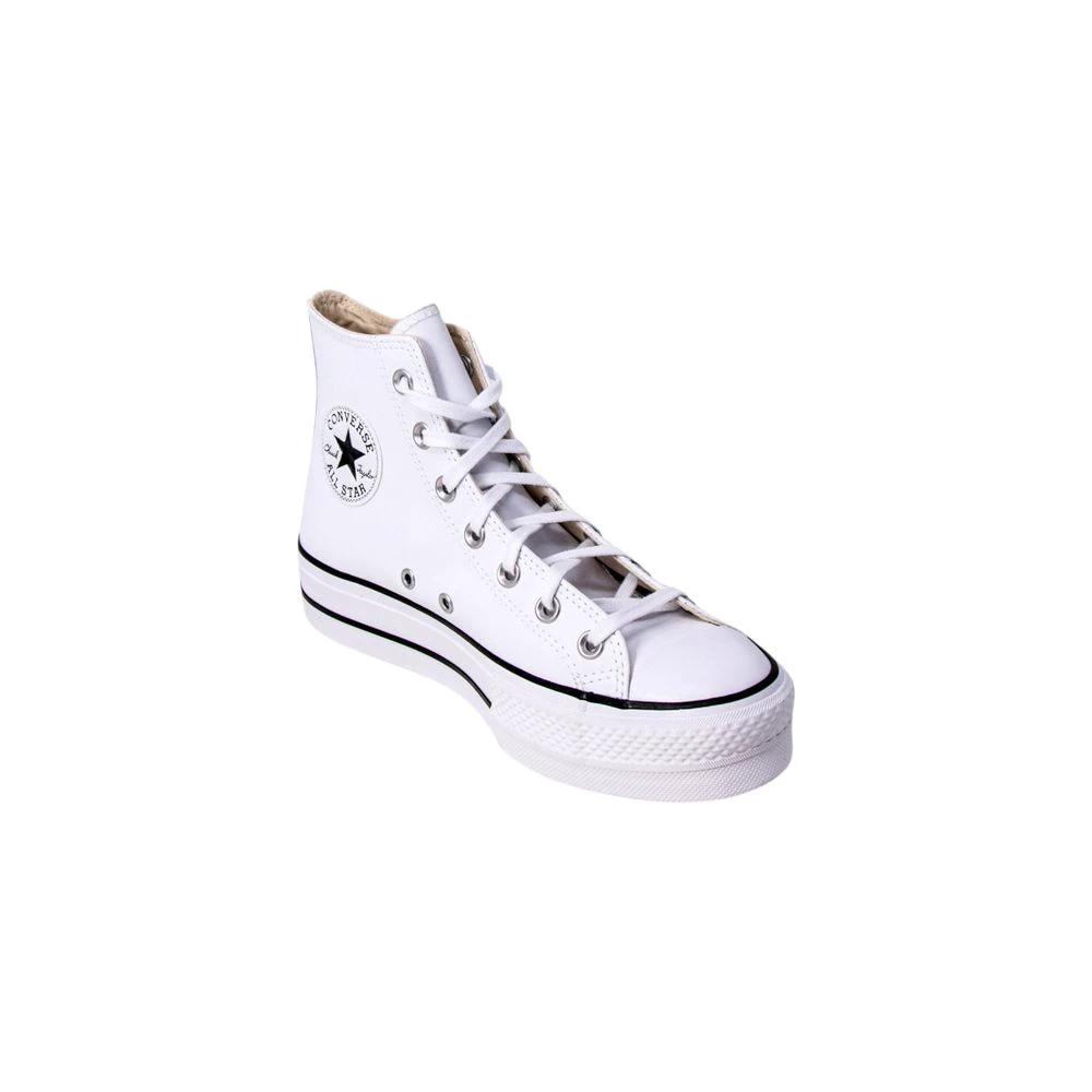 Converse White Polyethylene Platform Sneakers by Converse