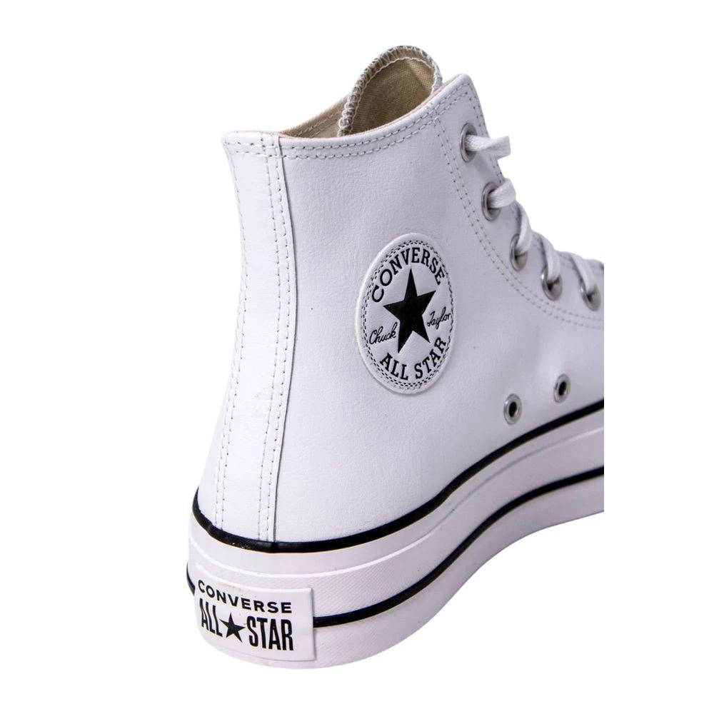 Converse White Polyethylene Platform Sneakers by Converse