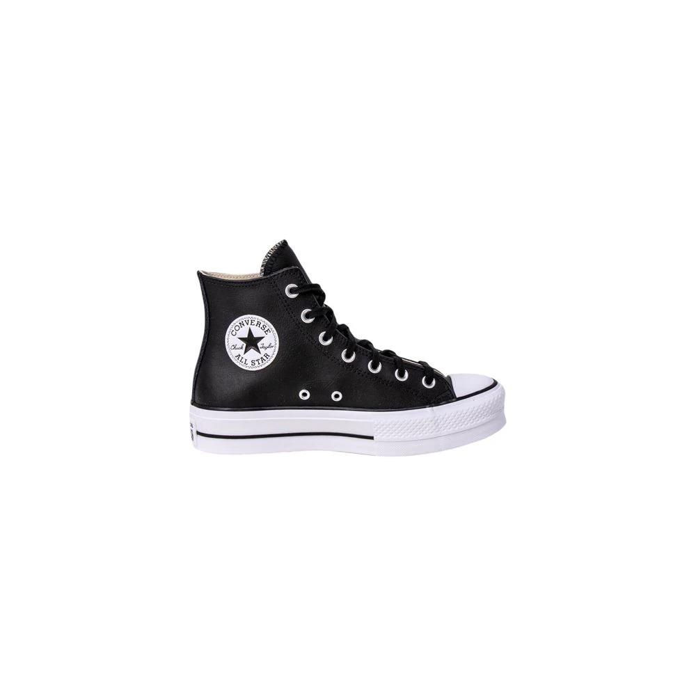 Converse Black Polyethylene Platform Sneakers by Converse