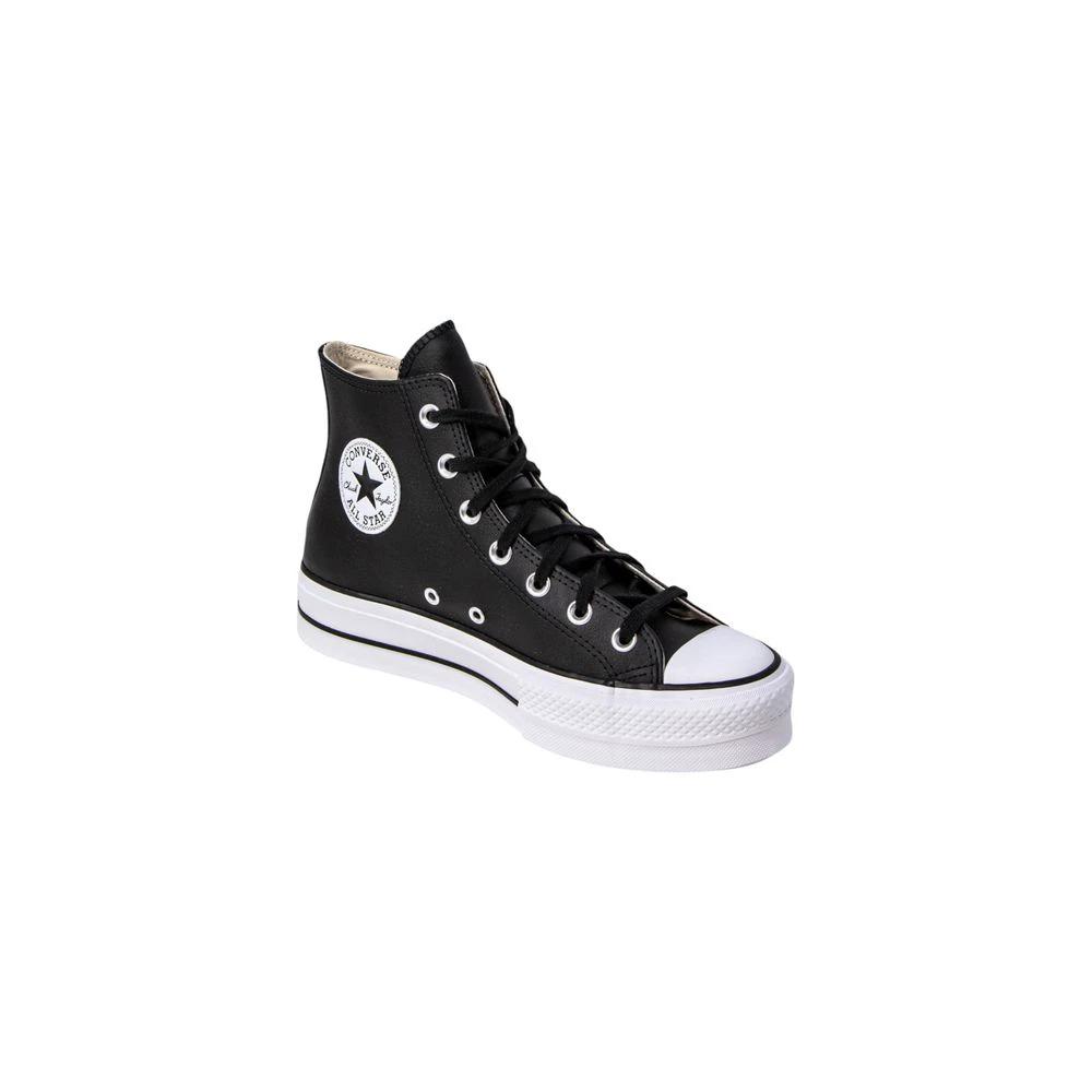 Converse Black Polyethylene Platform Sneakers by Converse