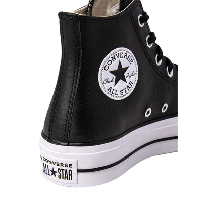 Converse Black Polyethylene Platform Sneakers by Converse