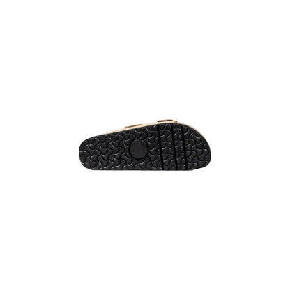 Birkenstock Beige Synthetic Platform Sandals by Birkenstock