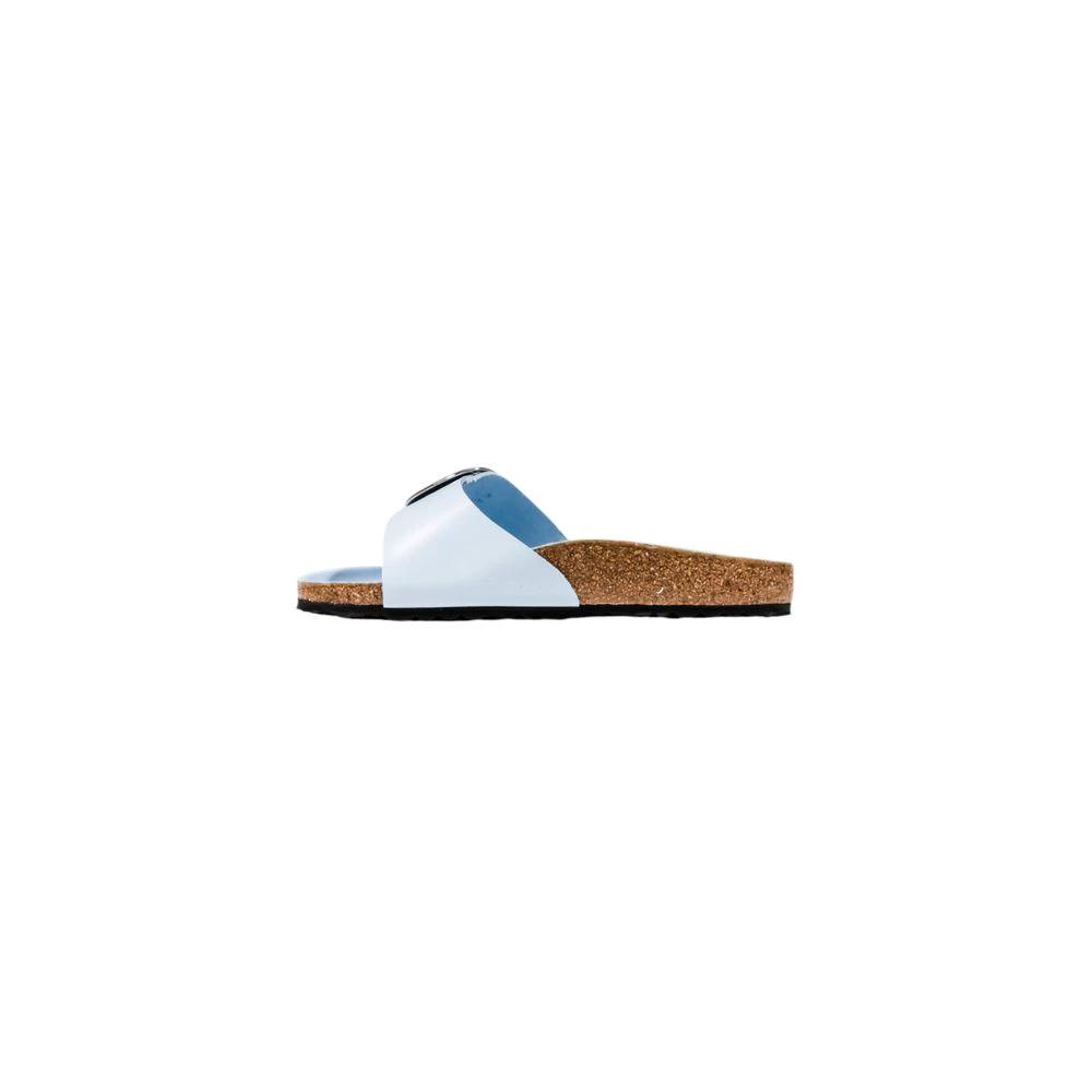 Birkenstock Blue Artificial Leather Flat Sandals by Birkenstock