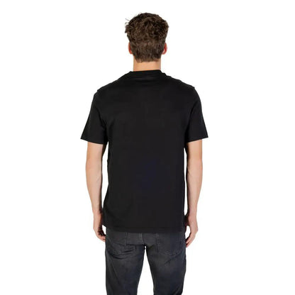 Calvin Klein Sport Black Cotton T-Shirt by Calvin Klein Sport