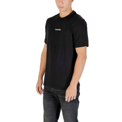 Calvin Klein Sport Black Cotton T-Shirt by Calvin Klein Sport