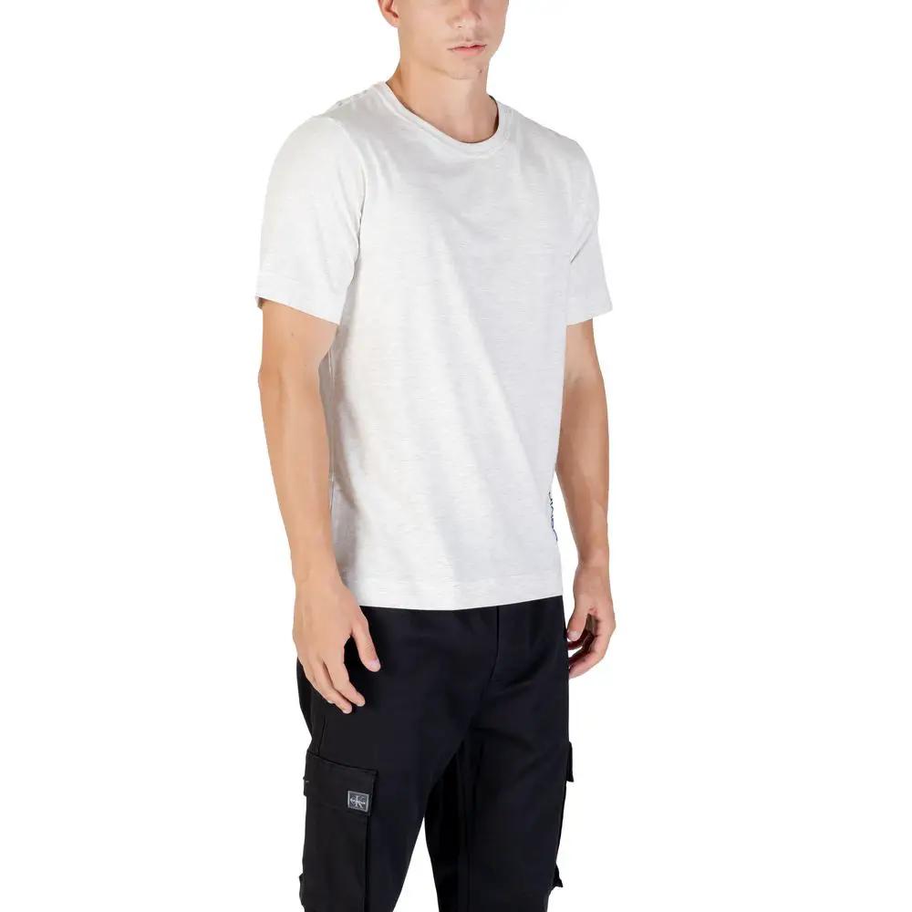 Calvin Klein Sport Gray Cotton T-Shirt by Calvin Klein Sport
