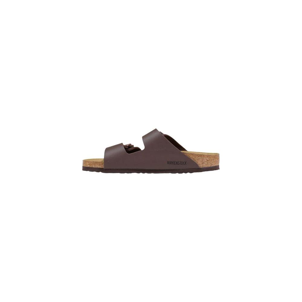Birkenstock Brown Synthetic Flat Sandals by Birkenstock