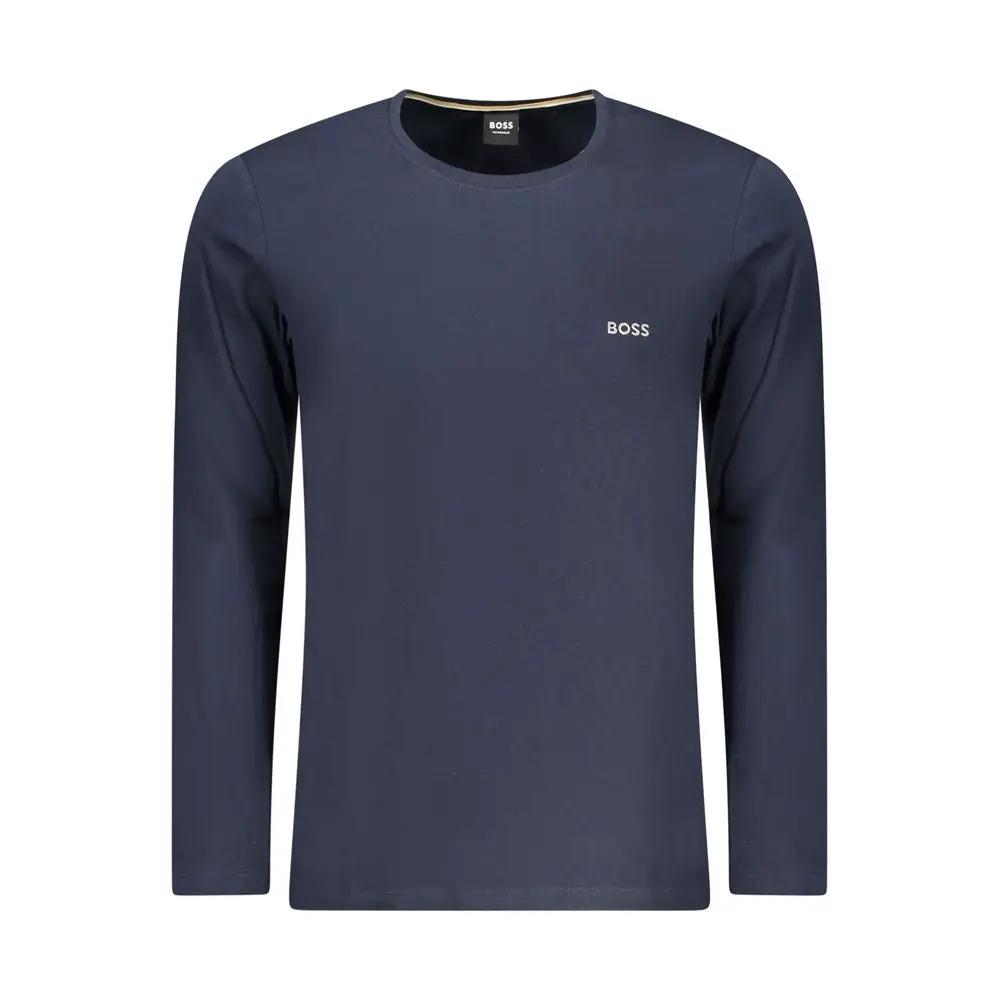 Hugo Boss Blue Cotton Men's T-Shirt by Hugo Boss