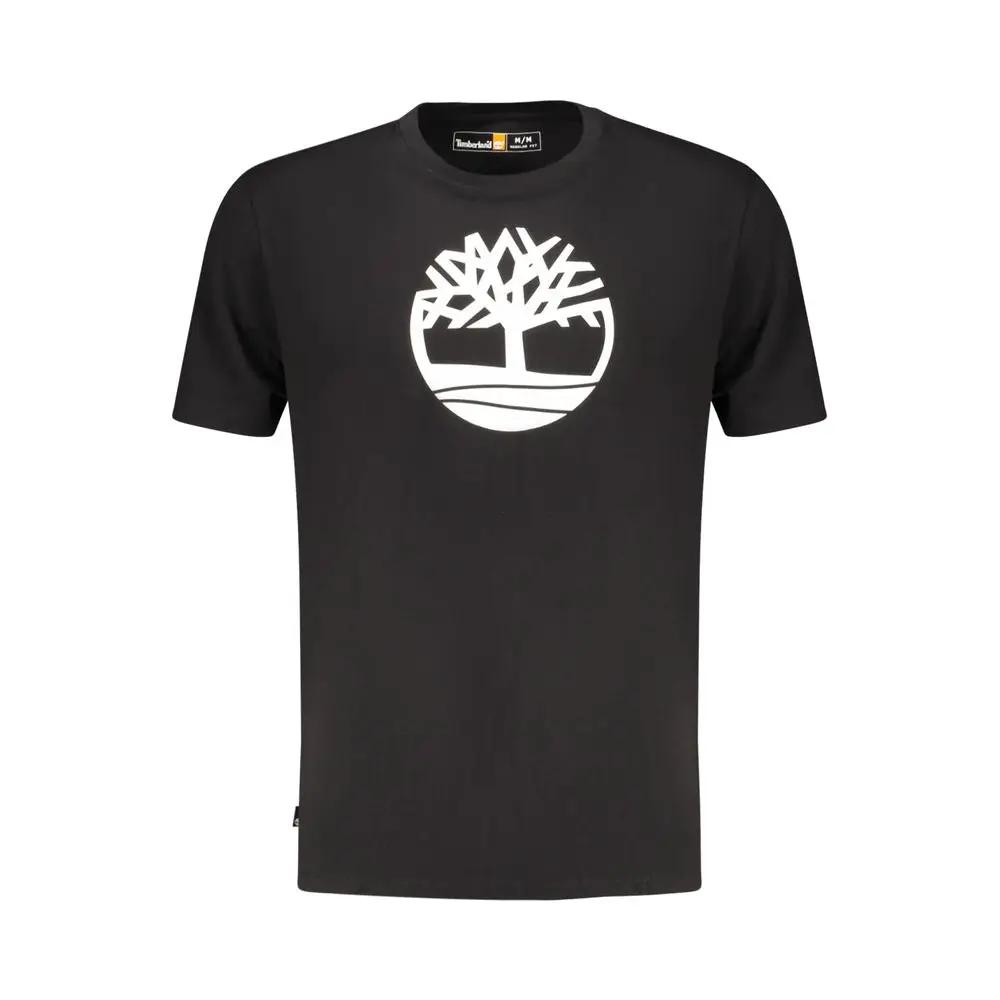 Timberland Black Cotton Men's T-Shirt by Timberland