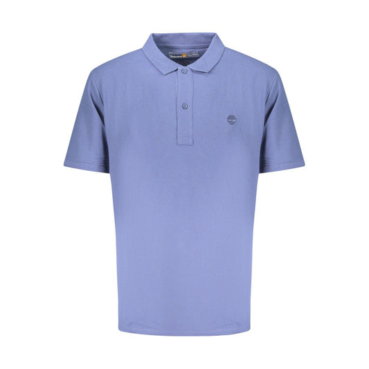 Timberland Blue Cotton Men Polo