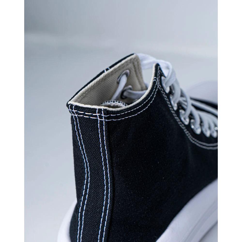 Converse Black Cotton Platform Sneakers by Converse