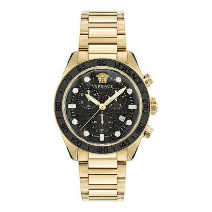 Versace Gold Stainless Steel Dress Watch by Versace