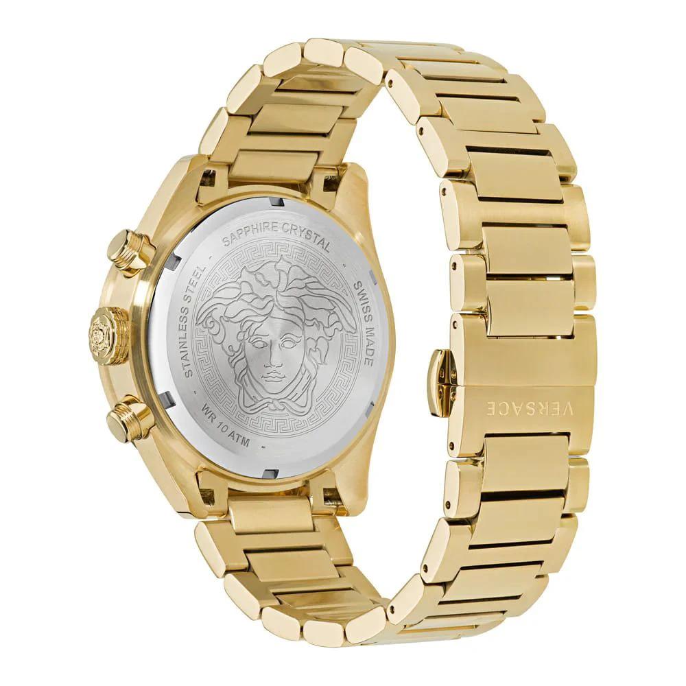Versace Gold Stainless Steel Dress Watch by Versace