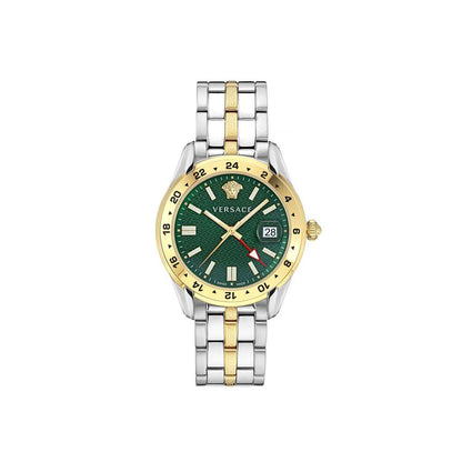 Versace Gray Stainless Steel Dress Watch by Versace