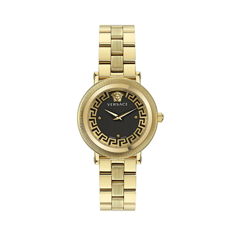 Versace Gold Stainless Steel Dress Watch by Versace