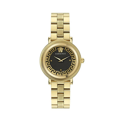 Versace Gold Stainless Steel Dress Watch by Versace
