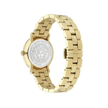 Versace Gold Stainless Steel Dress Watch by Versace