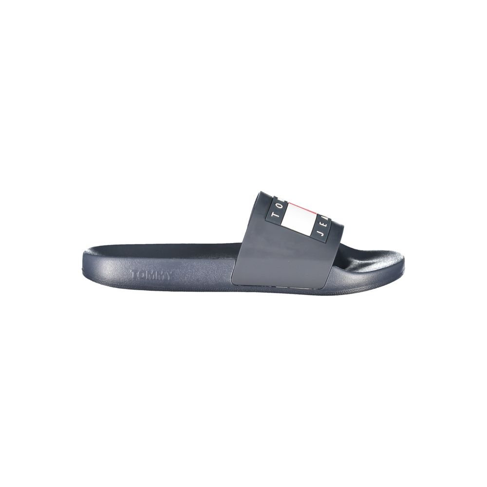 Tommy Hilfiger Blue Polyurethane Men's Slipper
