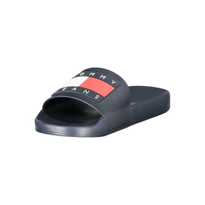 Tommy Hilfiger Blue Polyurethane Men's Slipper