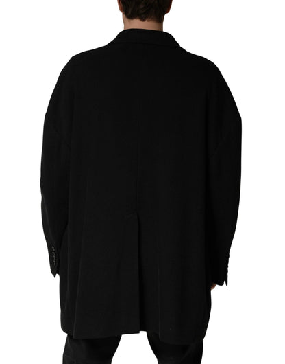 Dolce & Gabbana Black Double Breasted 2 Buttons Suit Jacket