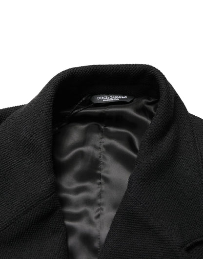 Dolce & Gabbana Black Double Breasted 2 Buttons Suit Jacket