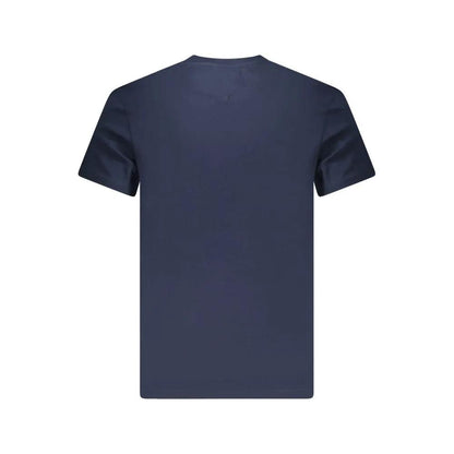 Tommy Hilfiger Blue Cotton Men T-Shirt by Tommy Hilfiger