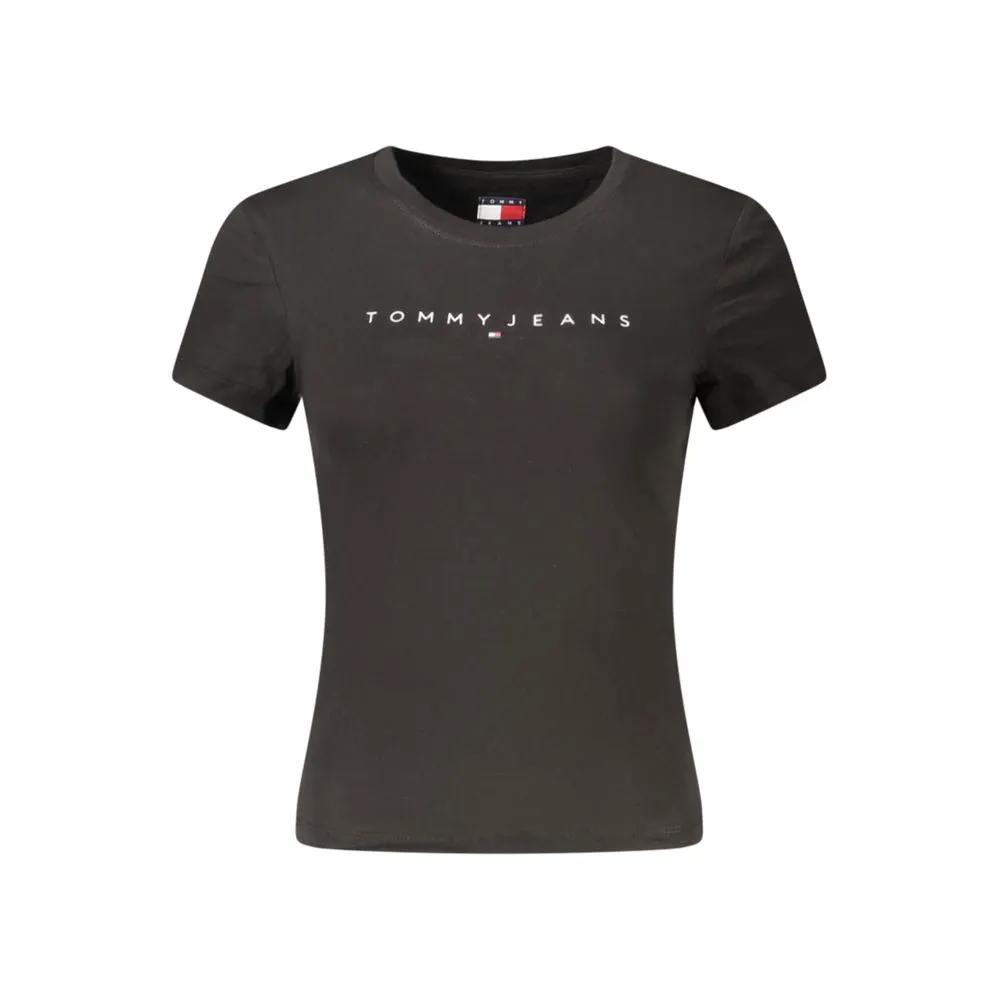 Tommy Hilfiger Black Cotton Women T-Shirt by Tommy Hilfiger