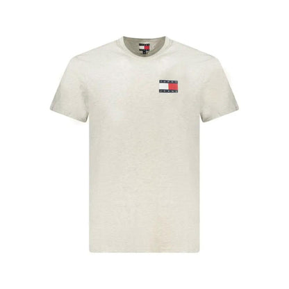 Tommy Hilfiger Grigio Cotton Men T-Shirt by Tommy Hilfiger