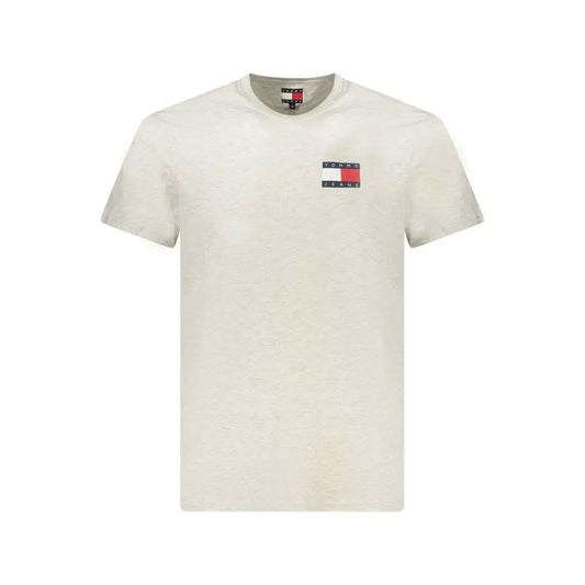 Tommy Hilfiger Grigio Cotton Men T-Shirt by Tommy Hilfiger
