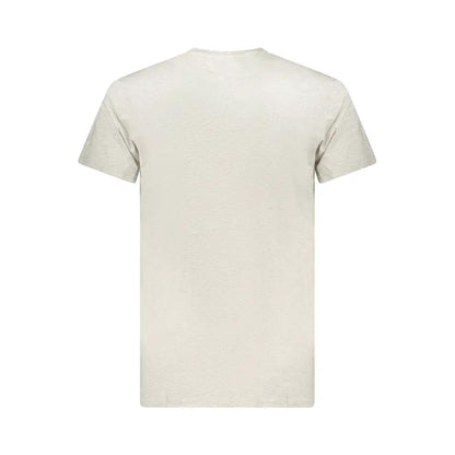Tommy Hilfiger Grigio Cotton Men T-Shirt by Tommy Hilfiger