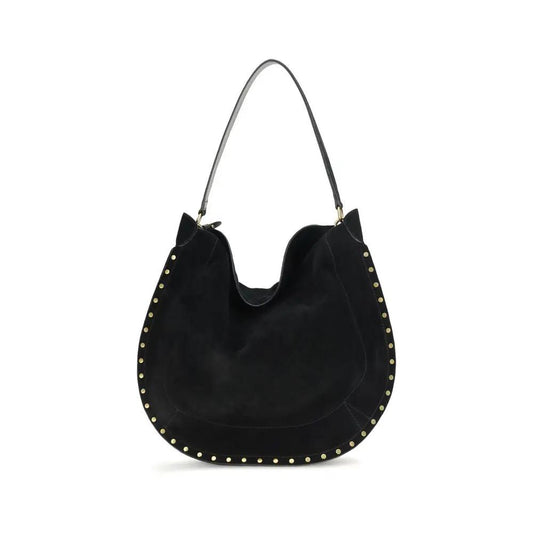Isabel Marant Black Calf Leather Bos Taurus Shoulder Bag by Isabel Marant