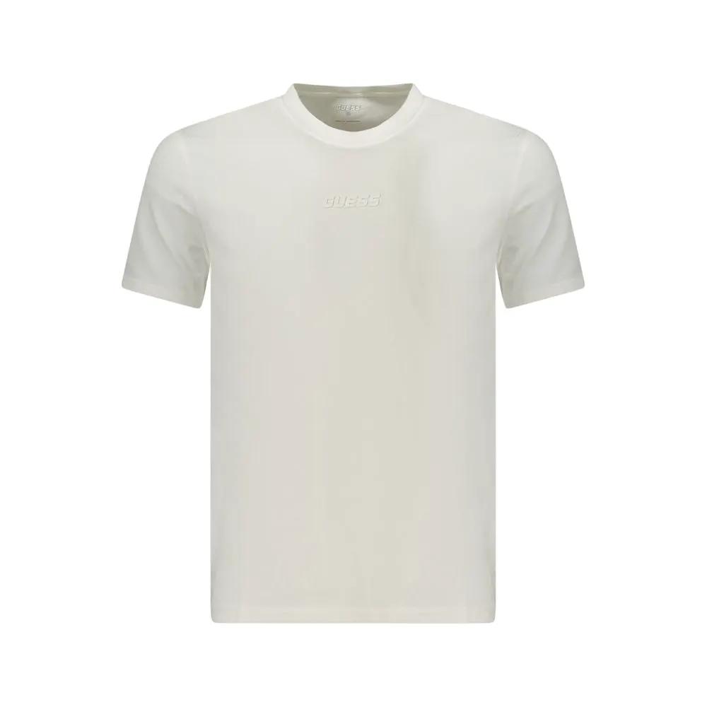 Guess Jeans White Cotton Men T-Shirt by Guess Jeans