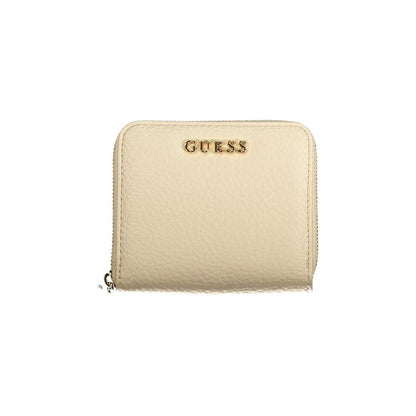 Guess Jeans Beige Polyurethane Women Wallet