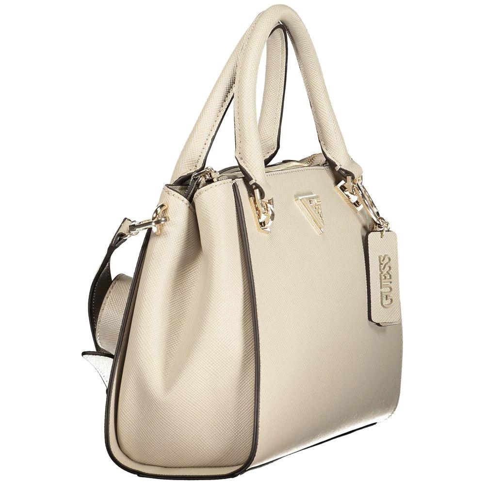 Guess Jeans Beige Polyurethane Women Handbag by Guess Jeans
