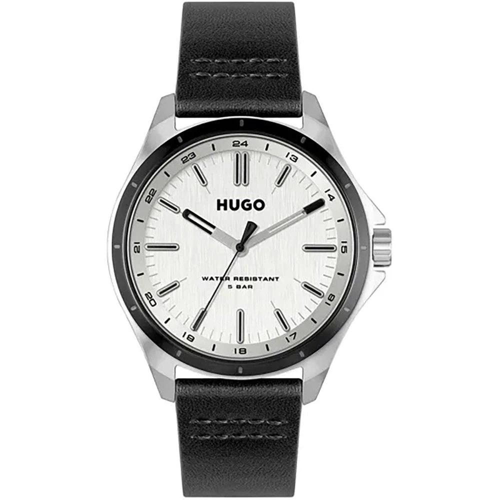 Hugo Boss Black Leather Dress Watch by Hugo Boss