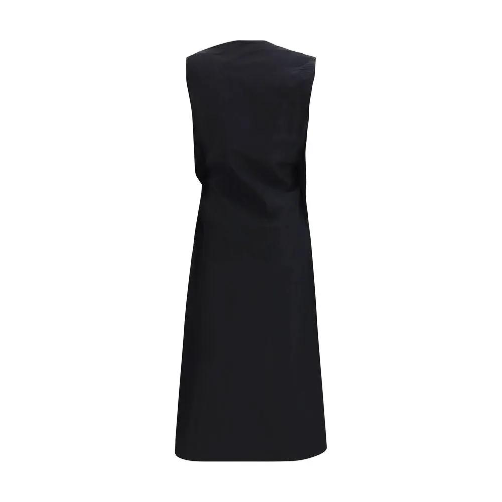 Jacquemus Black Cotton Casual Dress by Jacquemus