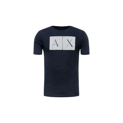 Armani Exchange Blue Cotton T-Shirt by Armani Exchange