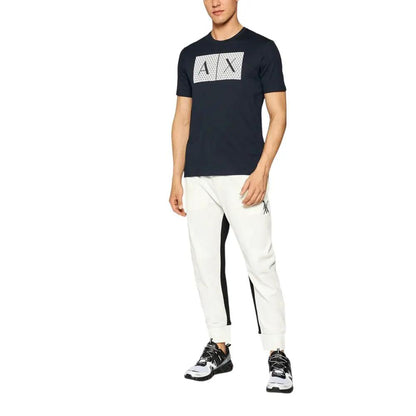 Armani Exchange Blue Cotton T-Shirt by Armani Exchange