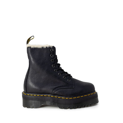 Dr. Martens Black Leather Lace-Up Boots
