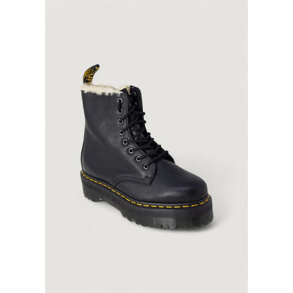 Dr. Martens Black Leather Lace-Up Boots