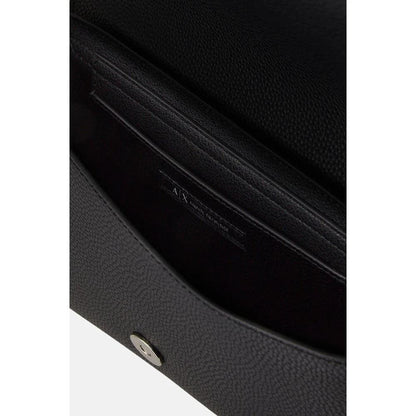 Armani Exchange Black Artificial Leather Handbag by Armani Exchange