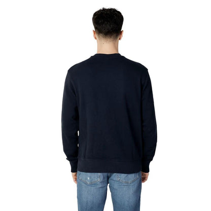Hugo Boss Blue Cotton Sweatshirt