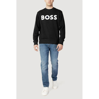 Hugo Boss Black Cotton Sweatshirt