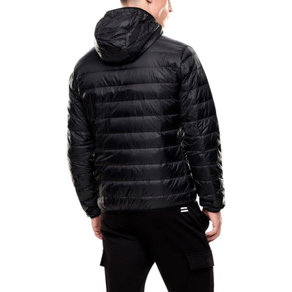 EA7 Emporio Armani Bicolor Polyamide Full-Length Jacket