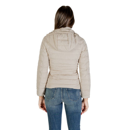 EA7 Emporio Armani Beige Polyester Coat