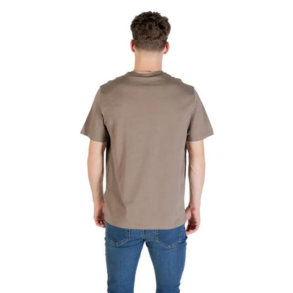 Calvin Klein Jeans Brown Cotton T-Shirt by Calvin Klein Jeans